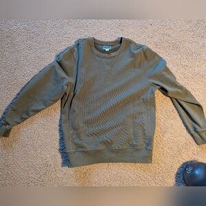J. Crew Men's Khaki Crewneck Sweater